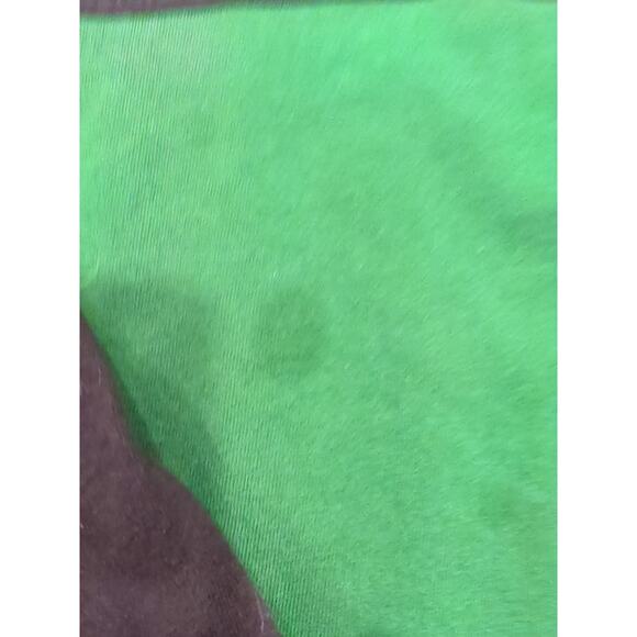 Harry Potter Small Black Green Slytherin Long Sleeve Baseball Tee Used Stained - Picture 3 of 9